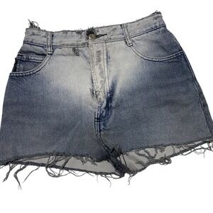 Bongo Vintage USA Micro Shorts Distressed Frayed‎ Hem Womens Size 24"